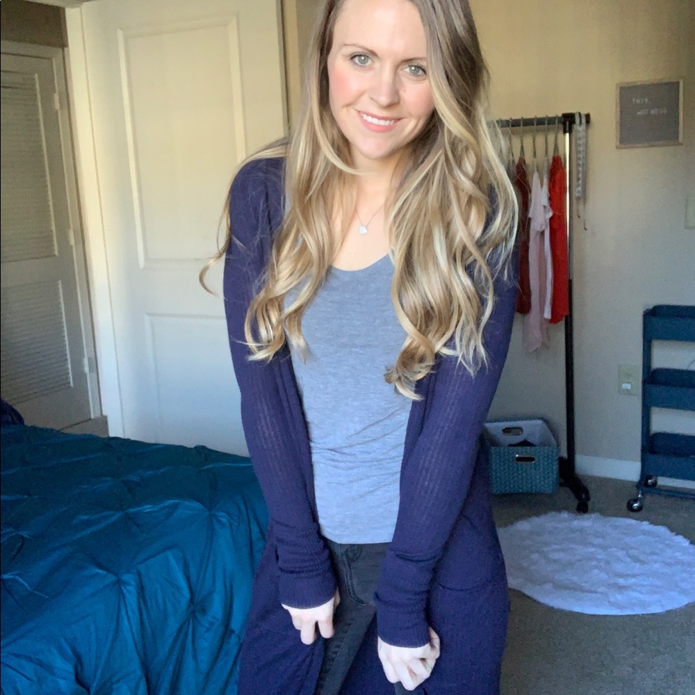 Extra Long Cardigan